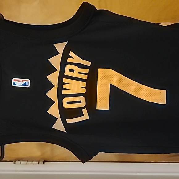 Toronto Raptors-Lowry 7 - 2019-20 Nike City Edition Kyle Lowry Jersey Size 44 - Picture 4 of 4